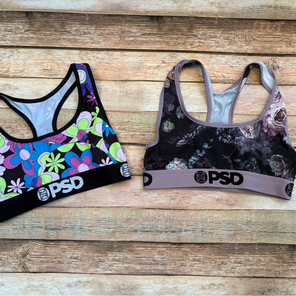 PSD Colorful and Subtle Floral Sports Bras